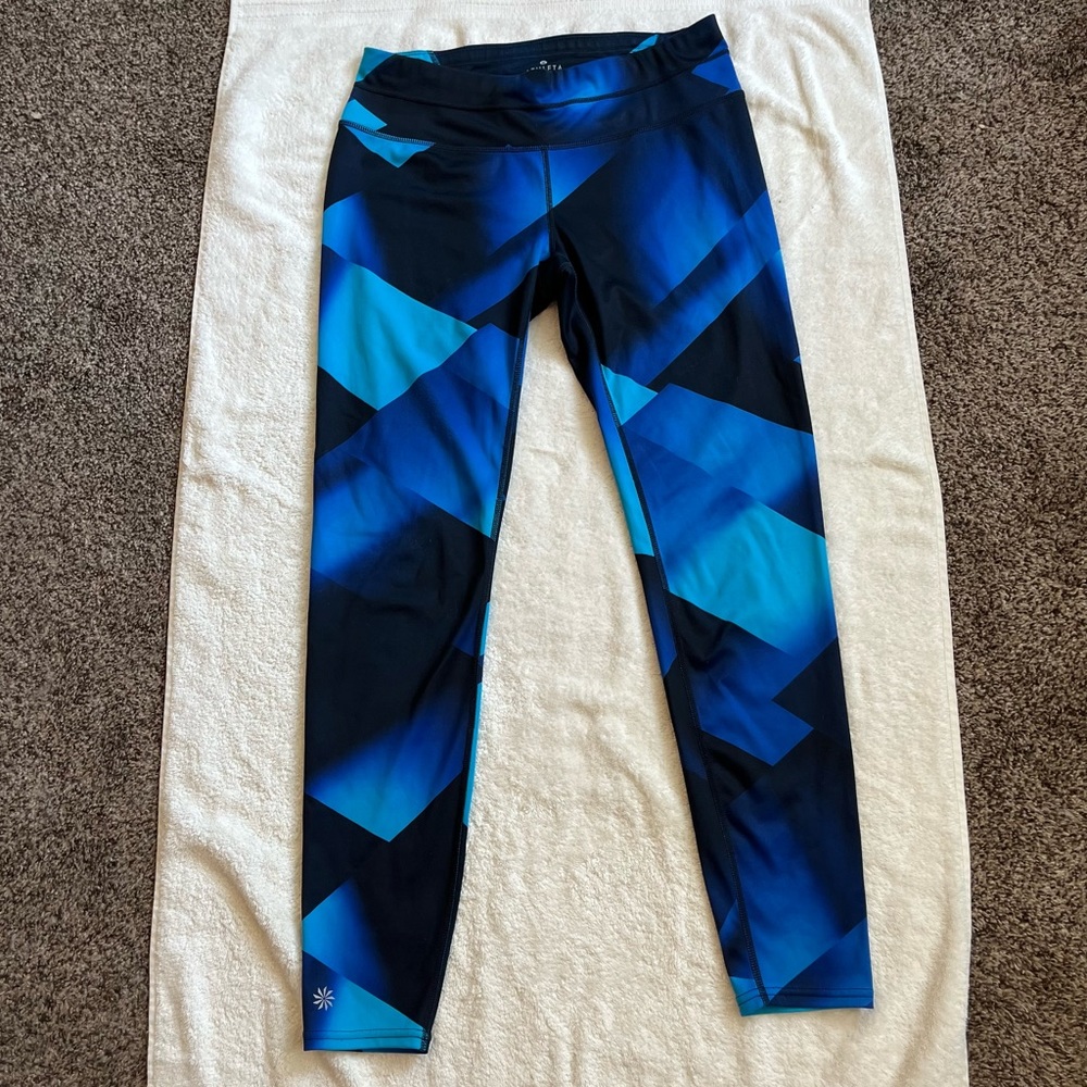 Athleta Sonar Tight, blue multi